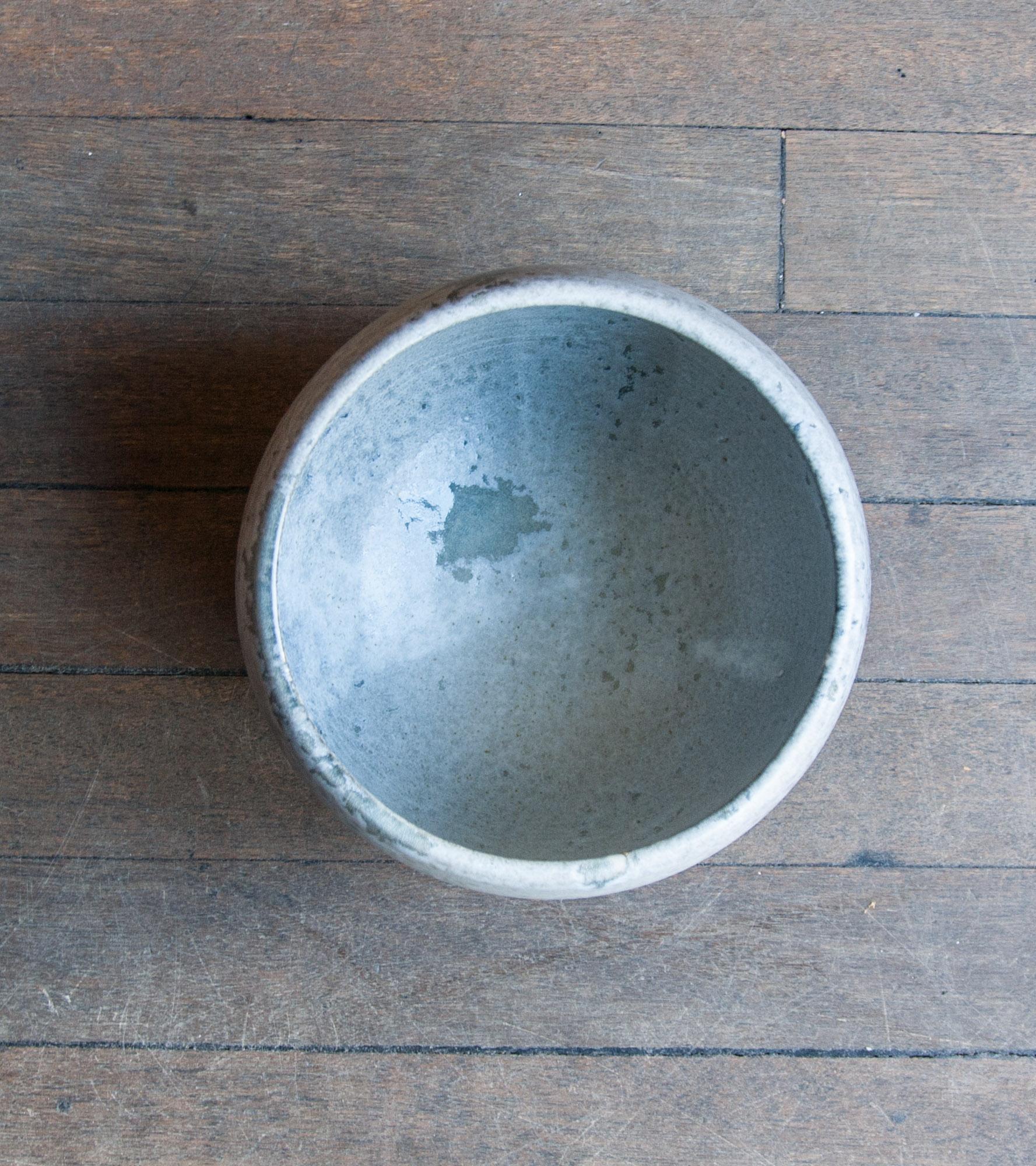Contemporary Aage & Kasper Würtz One Off Small Vase White & Soft Blue Glaze