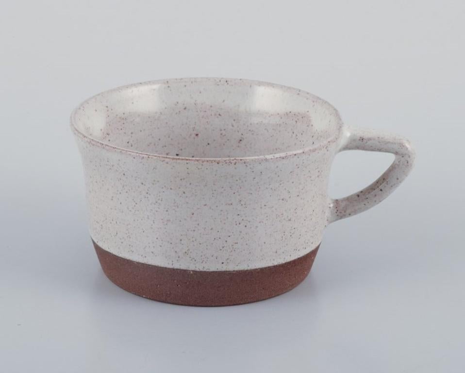 Scandinavian Modern Aage Rasmus Selsbo, Danish ceramic artist. Three-piece coffee service For Sale