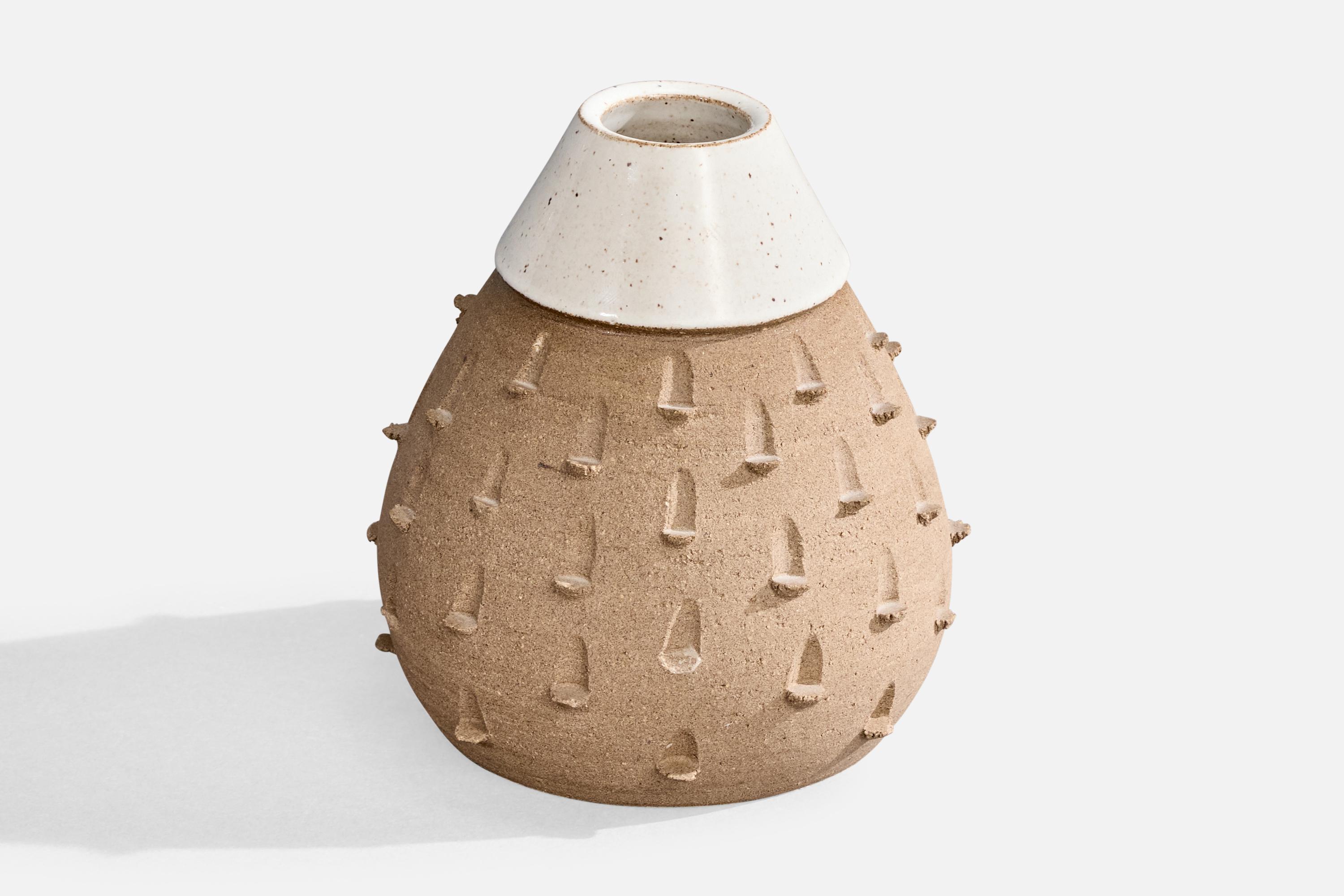Mid-Century Modern Vase Aage Rasmus Selsbo, céramique, Suède, années 1960 en vente