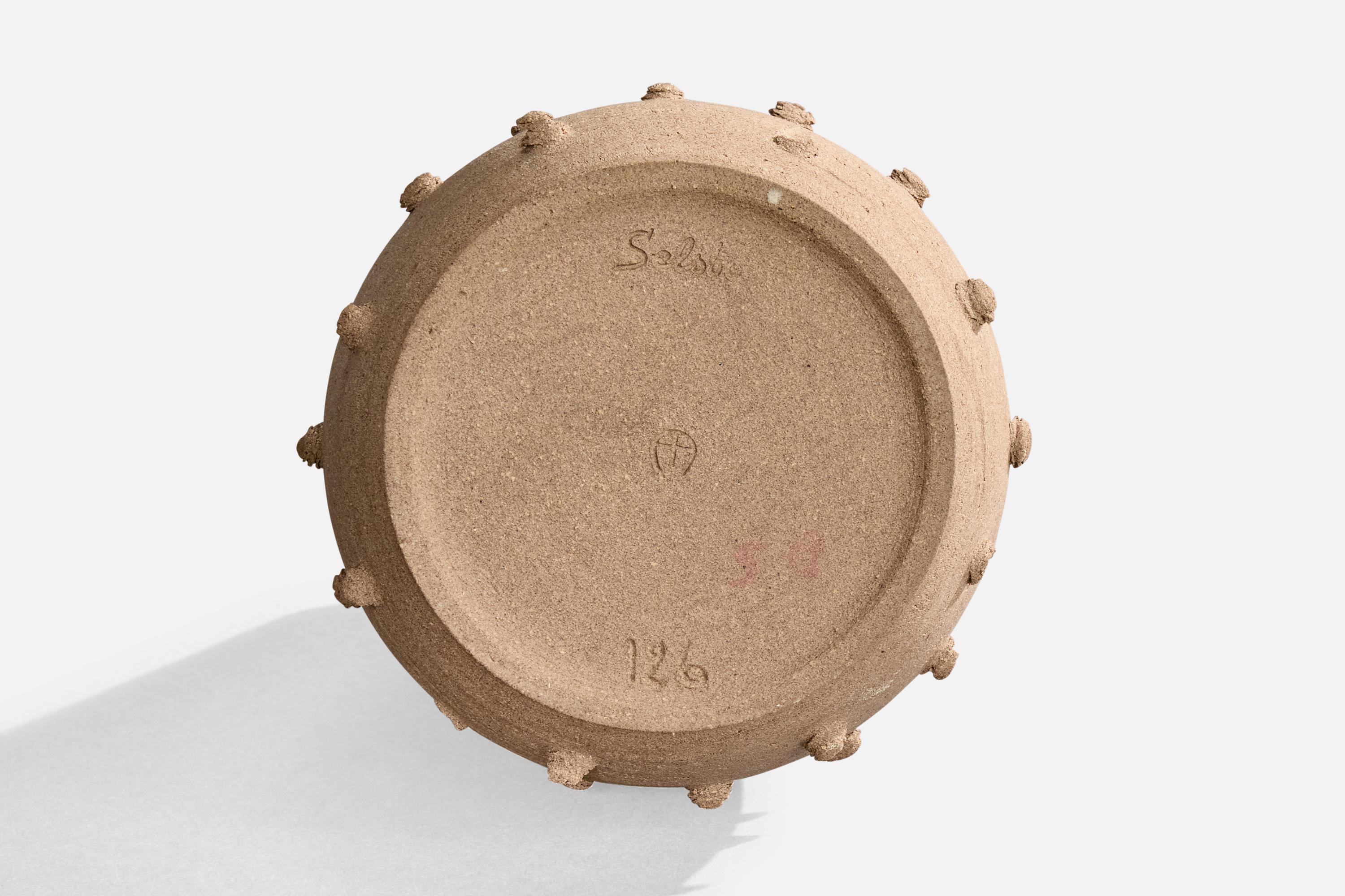 Vase Aage Rasmus Selsbo, céramique, Suède, années 1960 en vente 2