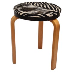 Vintage Aalto "double-decker" zebra stool