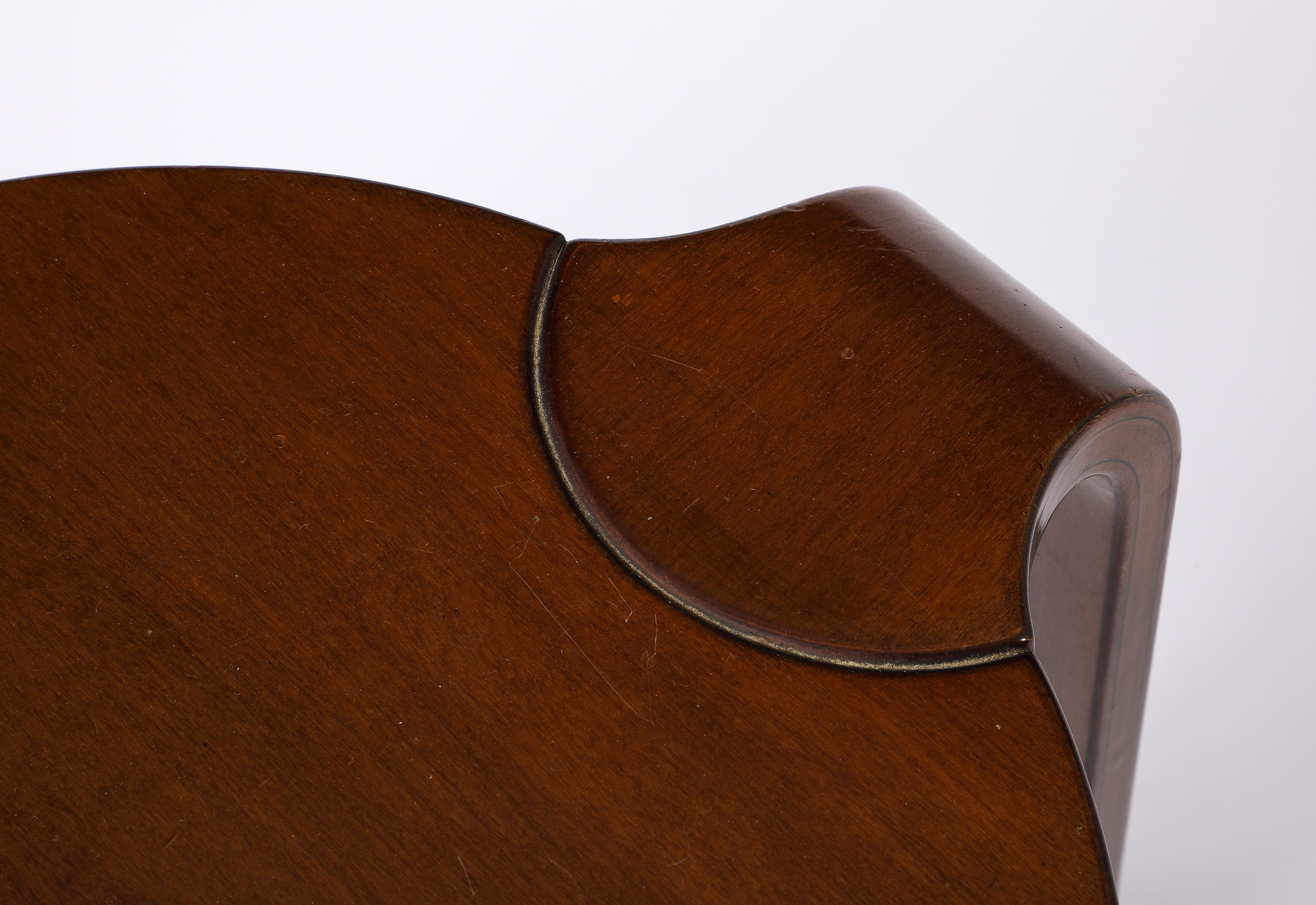 Bentwood Aalto Style Wooden Stool or Small Side Table, Italy 1960's