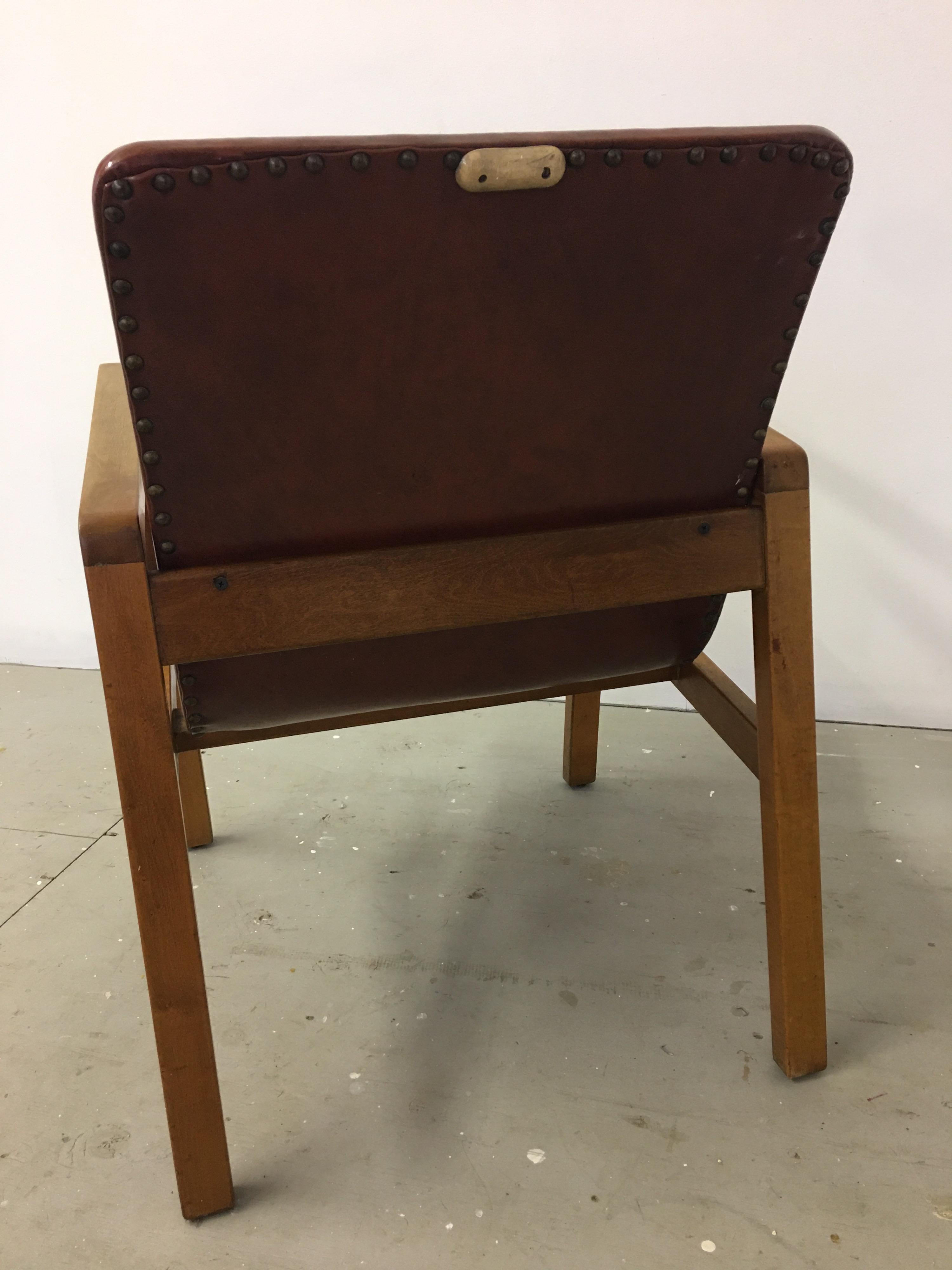 Finnish Aalvo Aalto for Artek Hallway Chair Model 403