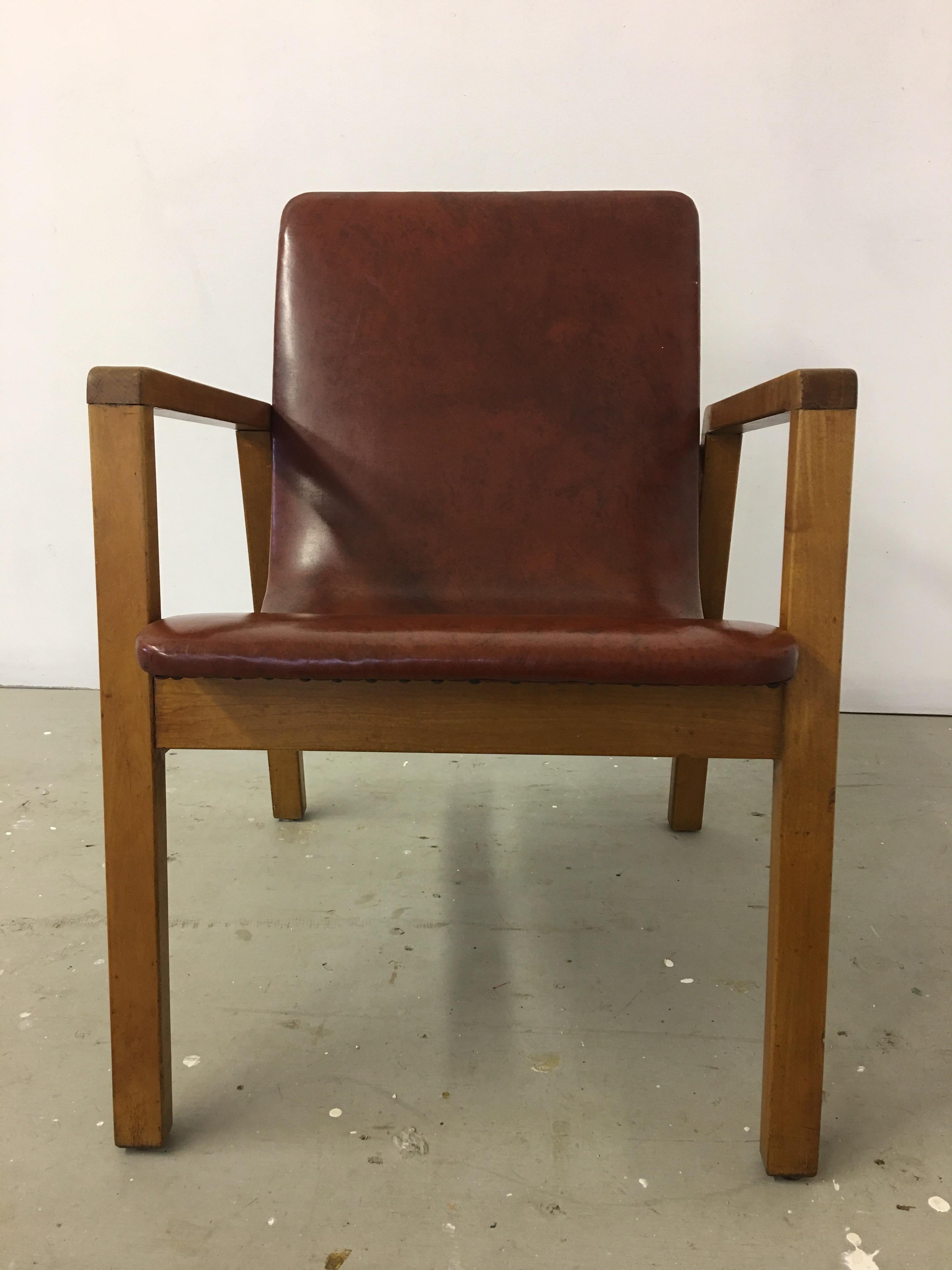 Beech Aalvo Aalto for Artek Hallway Chair Model 403