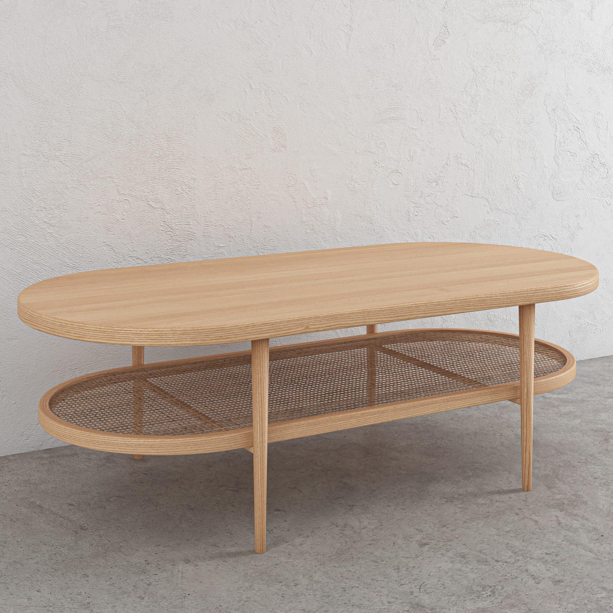 Sculpté à la main Table basse Aaram en vente