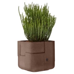 Jardinière Aarde Square XS Brown by Indigenus