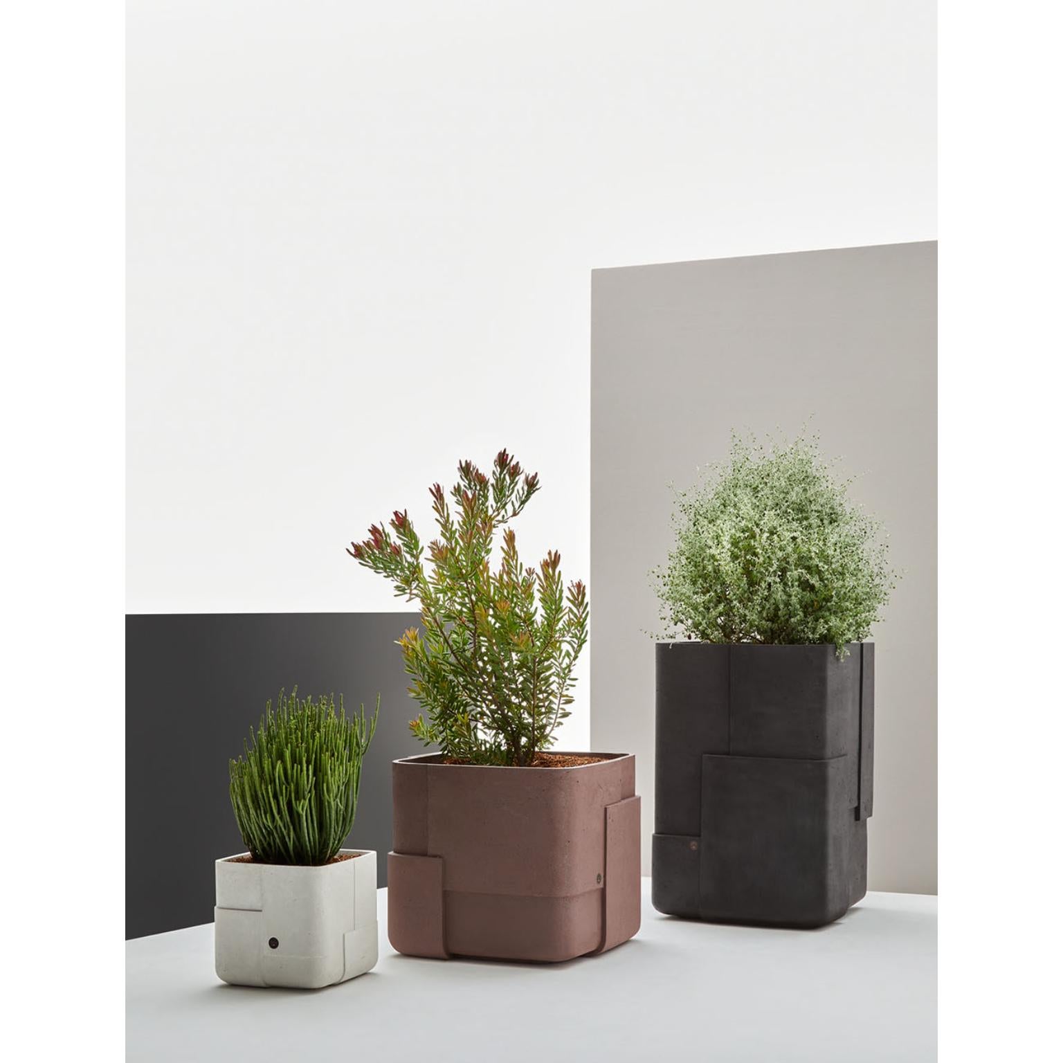 Aarde Tall XS Sandstone Planter by Indigenus For Sale 7
