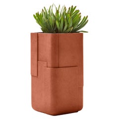 Aarde Tall XS Terracotta Planter by Indigenus