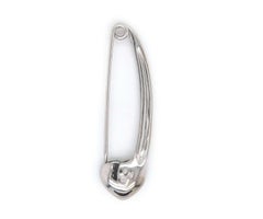 Aaron Basha 0.30 CTW Diamond Heart Safety Pin Brooch in 18K