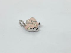 Aaron Basha 18kt White Gold Piggy Pendant