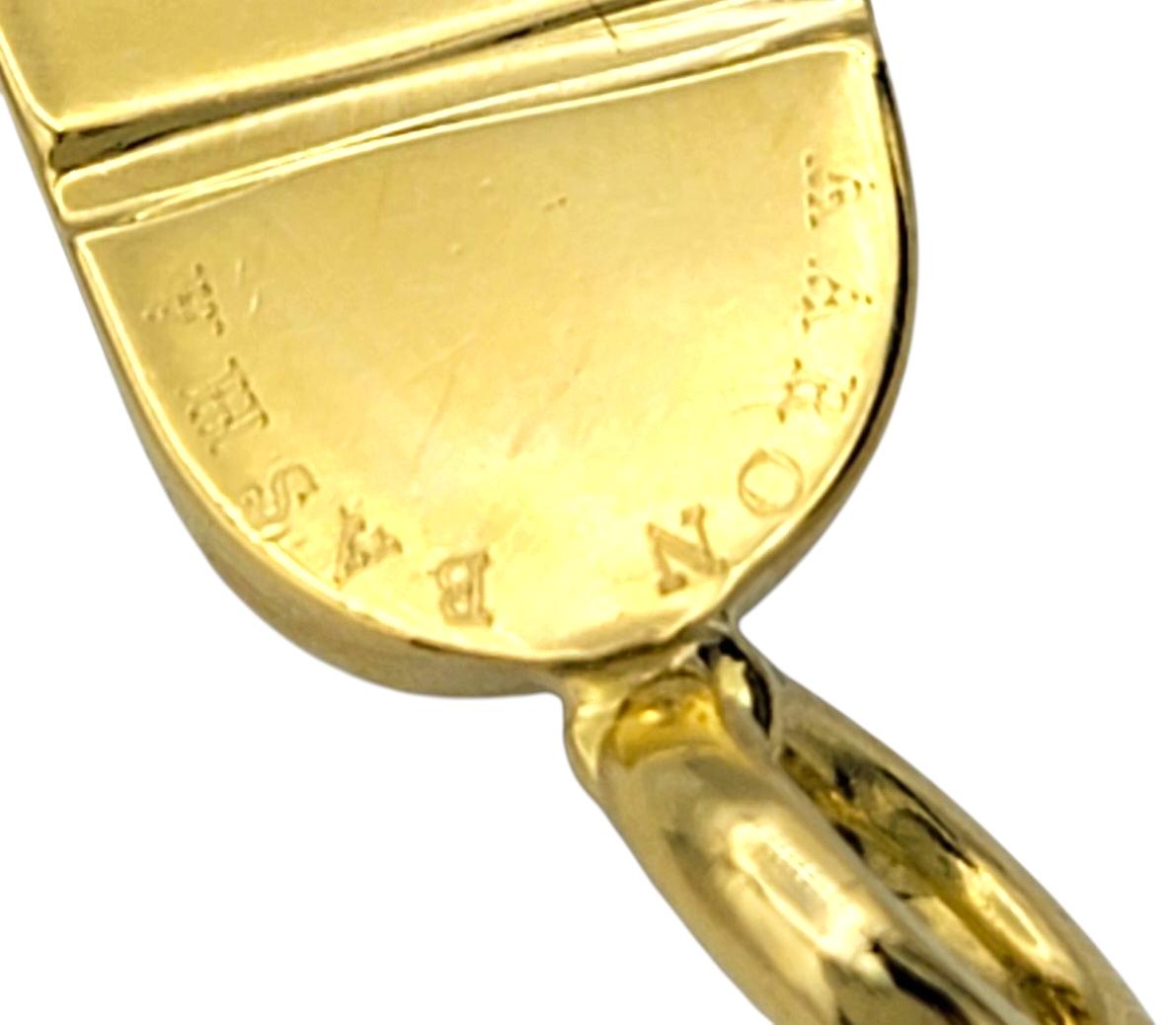 Aaron Basha, breloque / pendentif de ballet avec nœud en diamant et or jaune 18 carats en vente 2