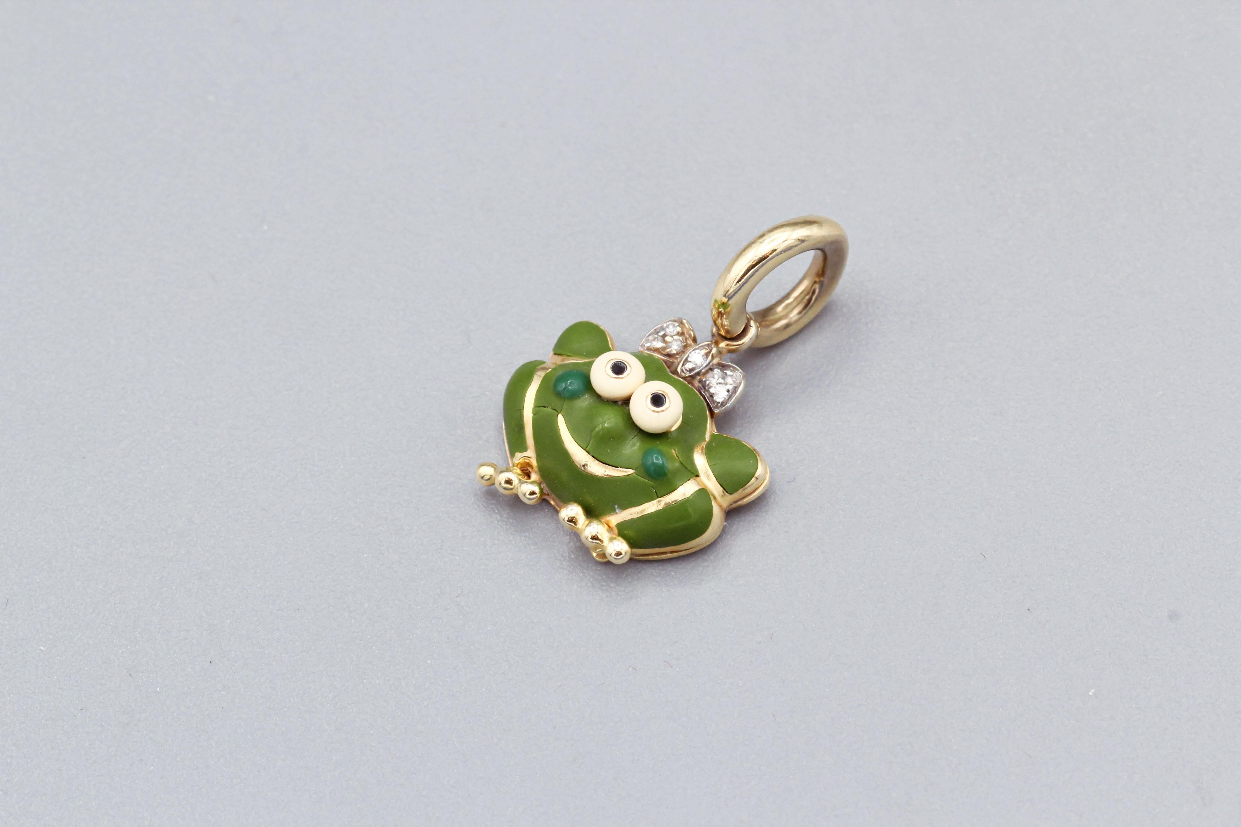 princess in the frog charm