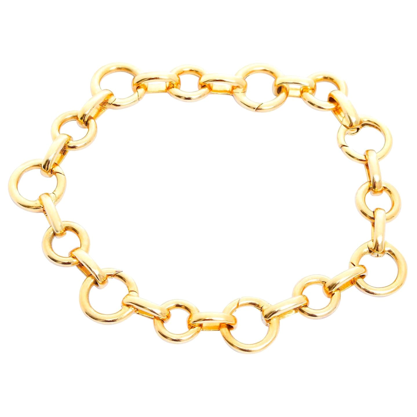 Aaron Basha Offenes Gliederarmband mit Charme