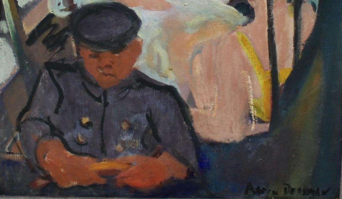 Olio su tela
19 x 14 pollici (48,2 x 35,5 cm)
Firmato in basso a sinistra: A. Berkman

Provenienza:
Collezione privata, USA

Aaron Berkman nacque ad Hartford, nel Connecticut, dove i suoi genitori si erano stabiliti nel 1885. An He frequentò la CT