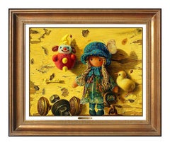 Aaron Bohrod Original Oil Painting On Board Signed Realism Illustration Artwork