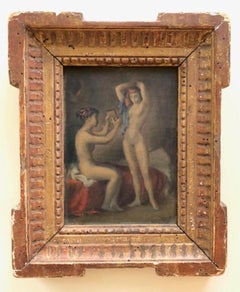 «Bañistas» - Óleo original de Aaron Bohrod, 1948