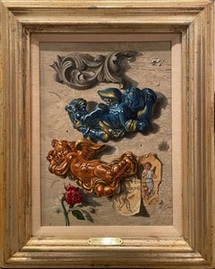 Les anges complémentaires d'Aaron Bohrod, Pun Humor, réalisme magique, Putti