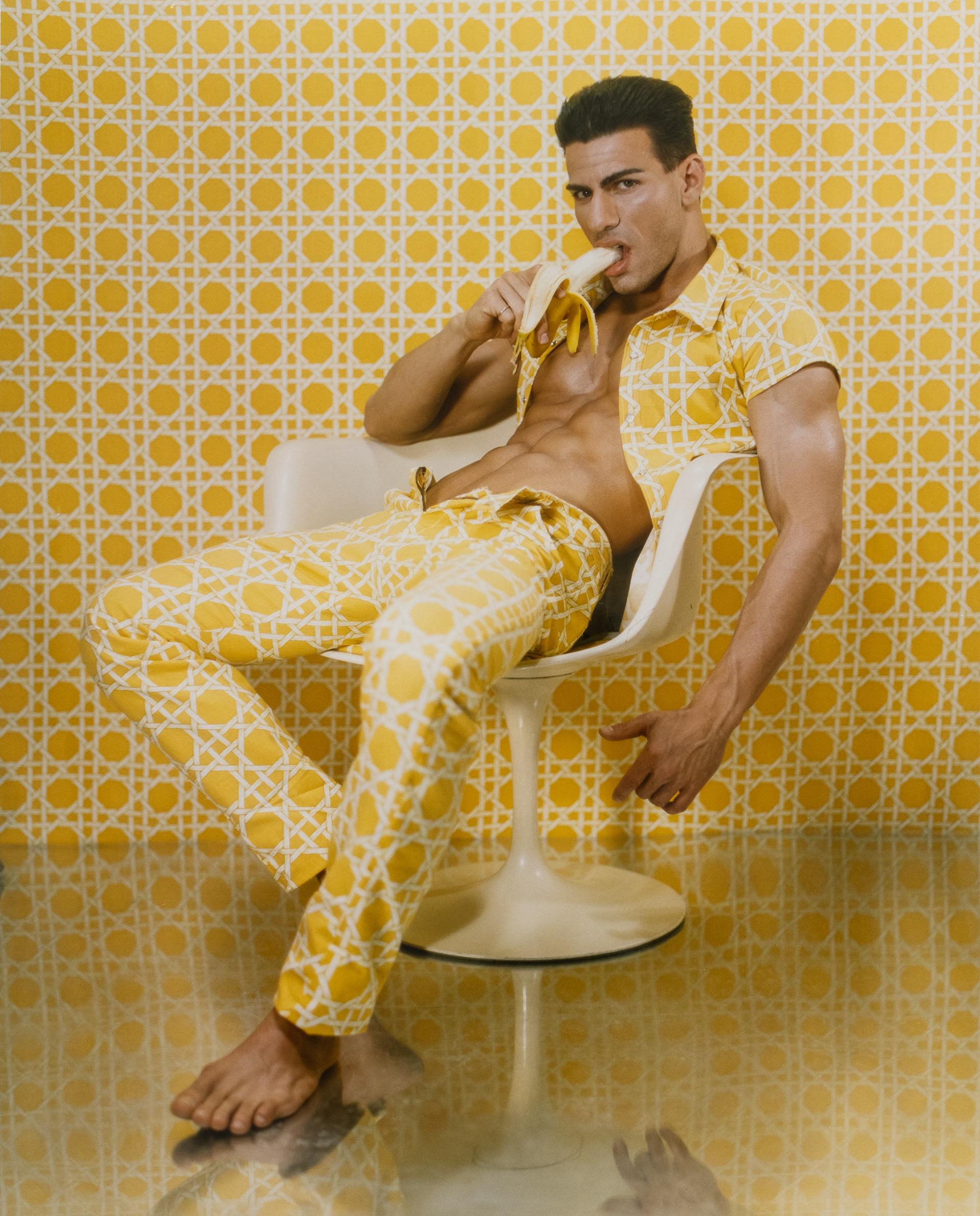 Aaron Cobbett Portrait Photograph - Gregory (Banana)