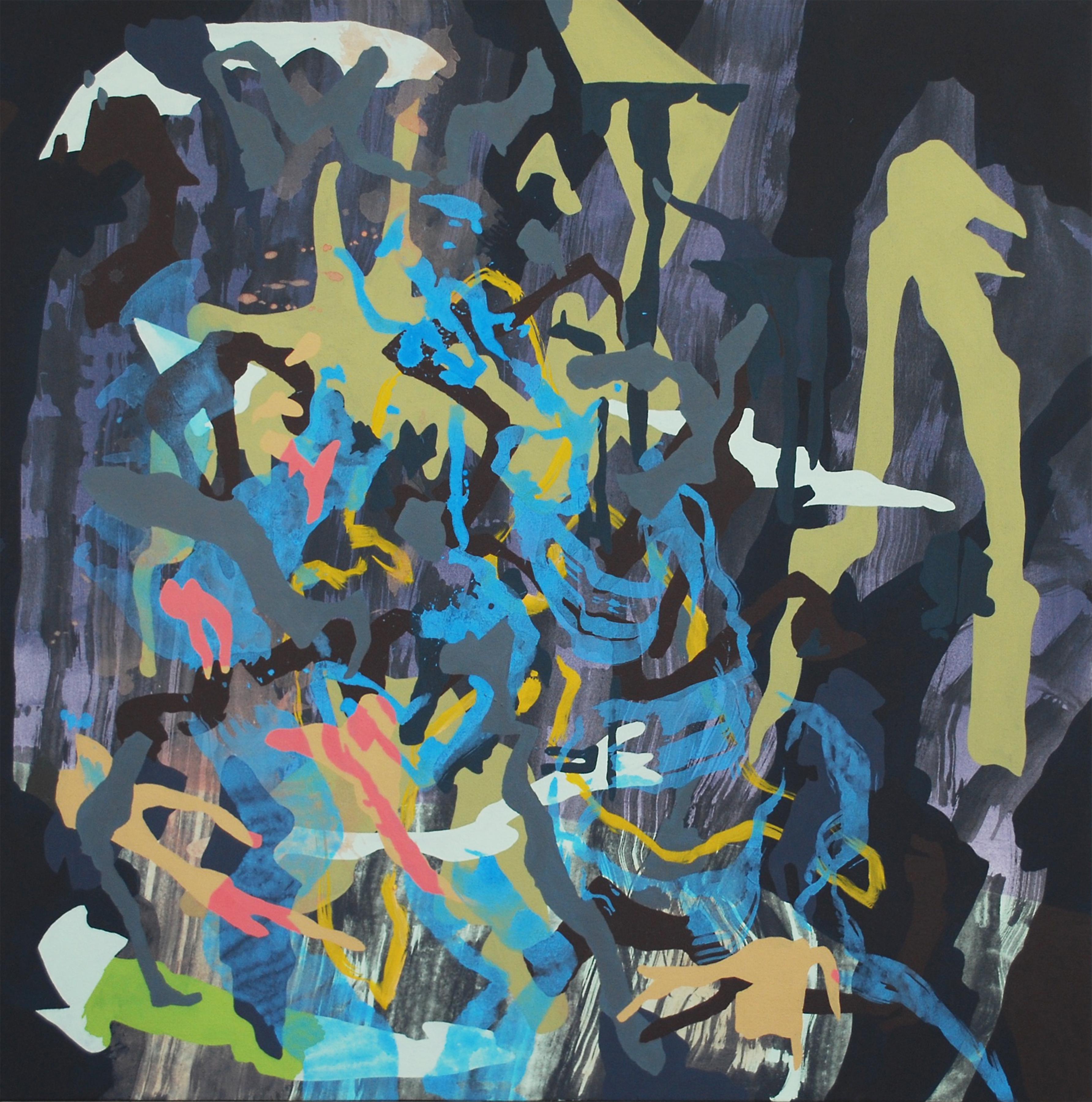 Abstract Painting di Aaron Collier - Delle rocce