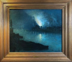 Pittsburgh Steel Mills at Night