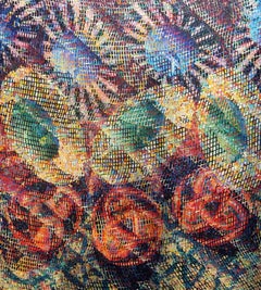 Doppler Shift, Aaron Karp, 2005, Large Abstract Painting, Layered, Bright Colors