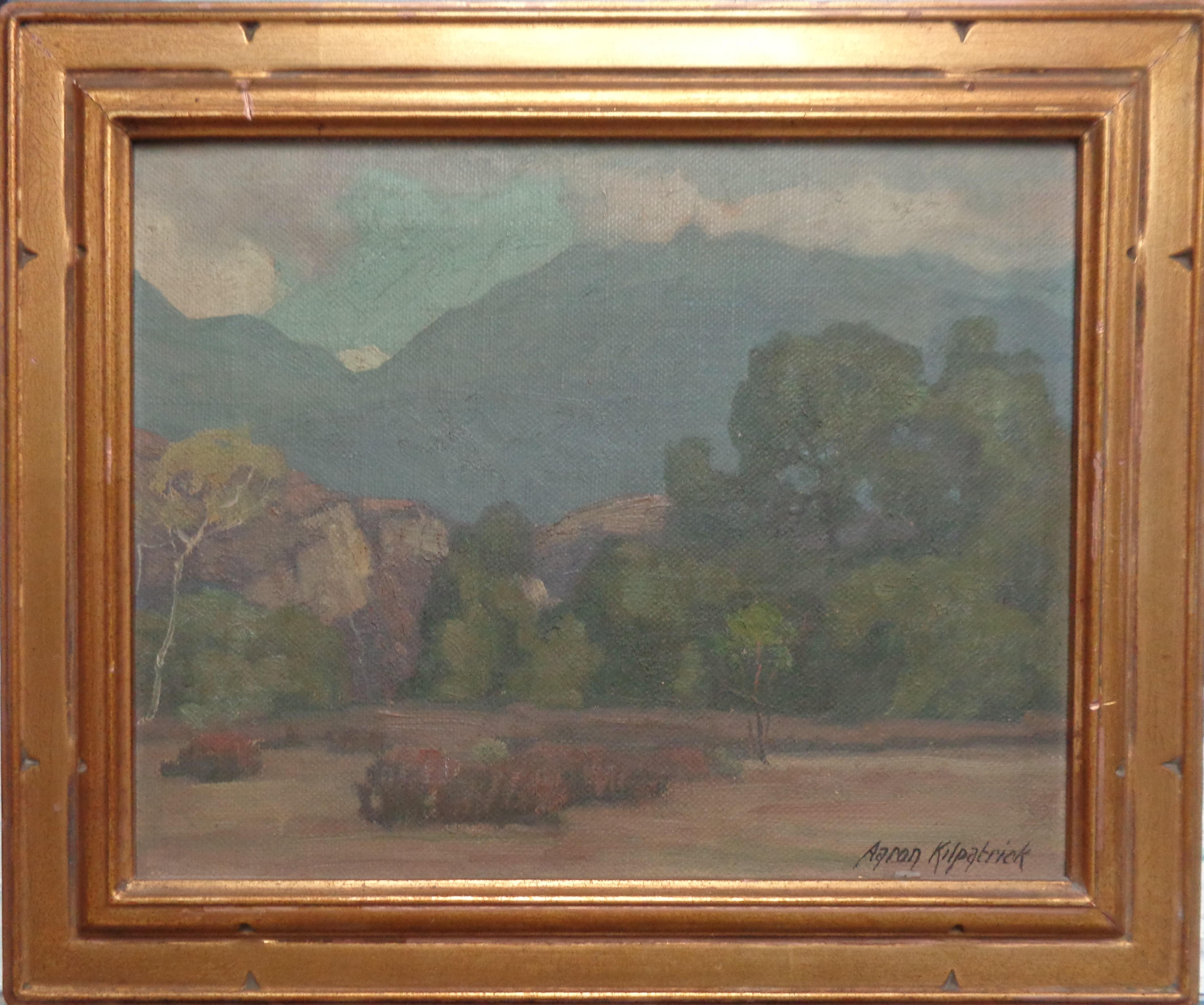 Aaron E. Kilpatrick
Landscape painter. Born in St Thomas, Canada on April 7, 1872. Kilpatrick was educated in the public schools of Winnipeg and moved to the U.S. in 1892. By 1907 he had settled in southern California and established a commercial