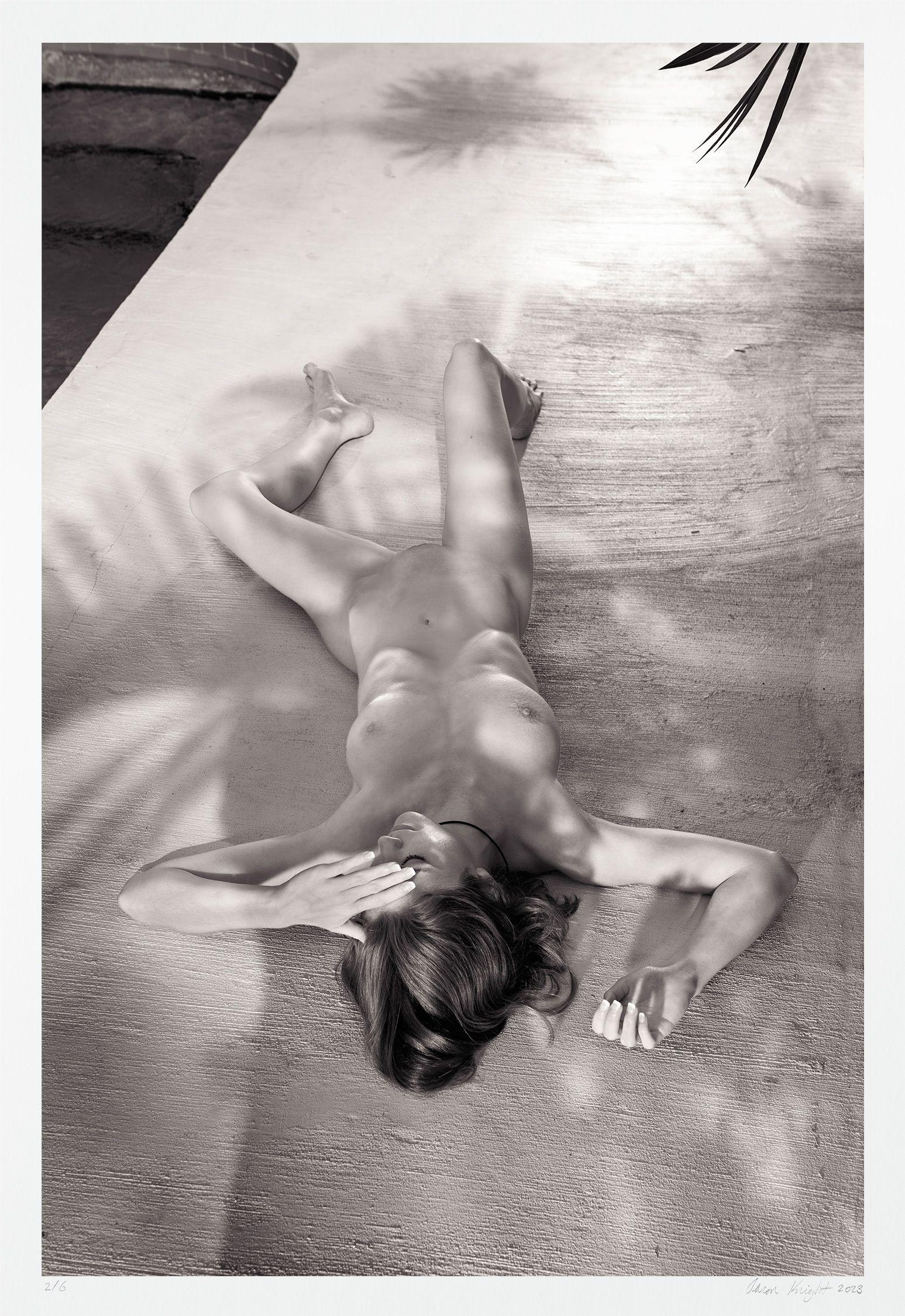Aaron Knight Black and White Photograph – Deck Patterns (Ethnein), Fotografie, Archivtinte Jet