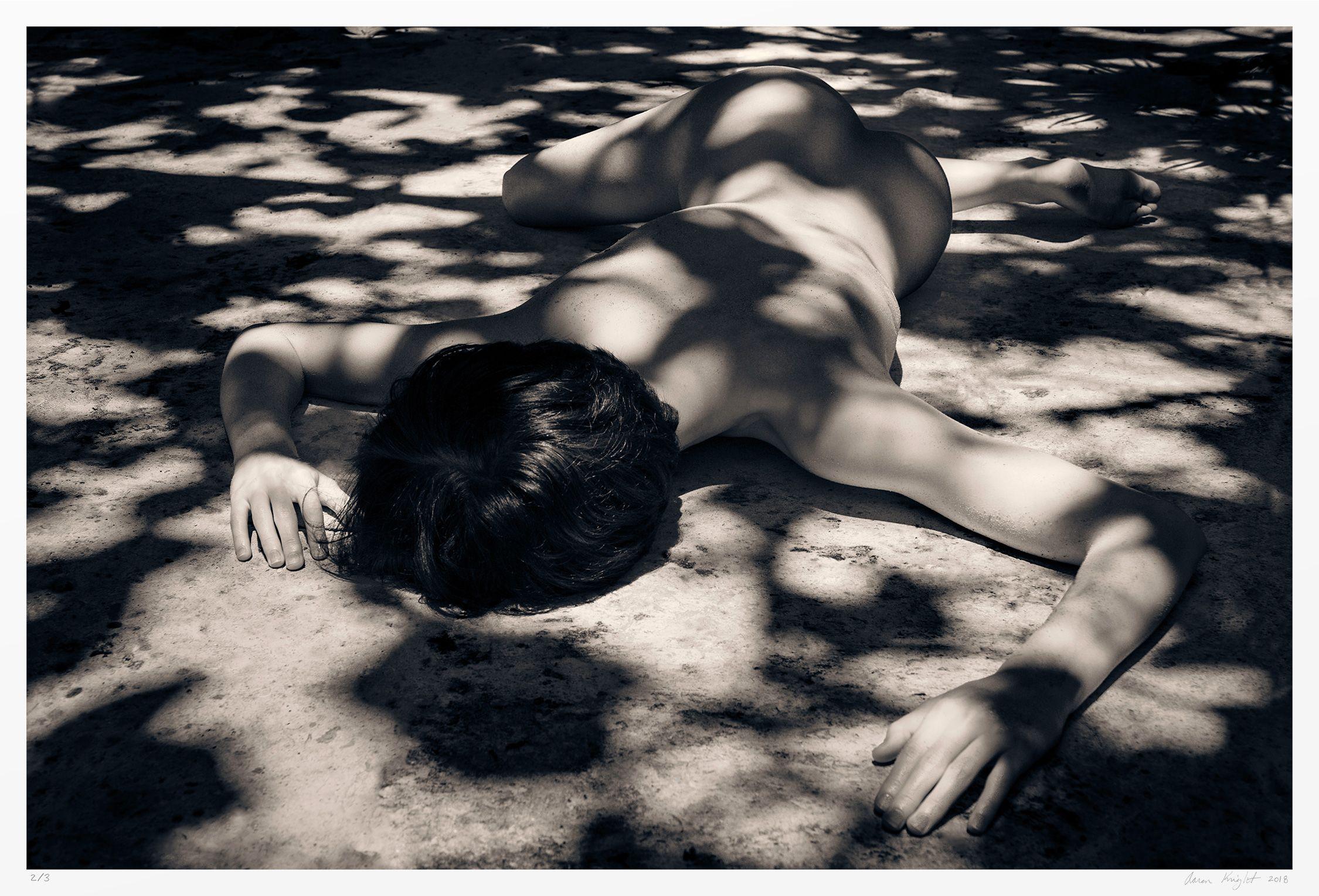 Aaron Knight Black and White Photograph - Shadow Veil, Photograph, Archival Ink Jet