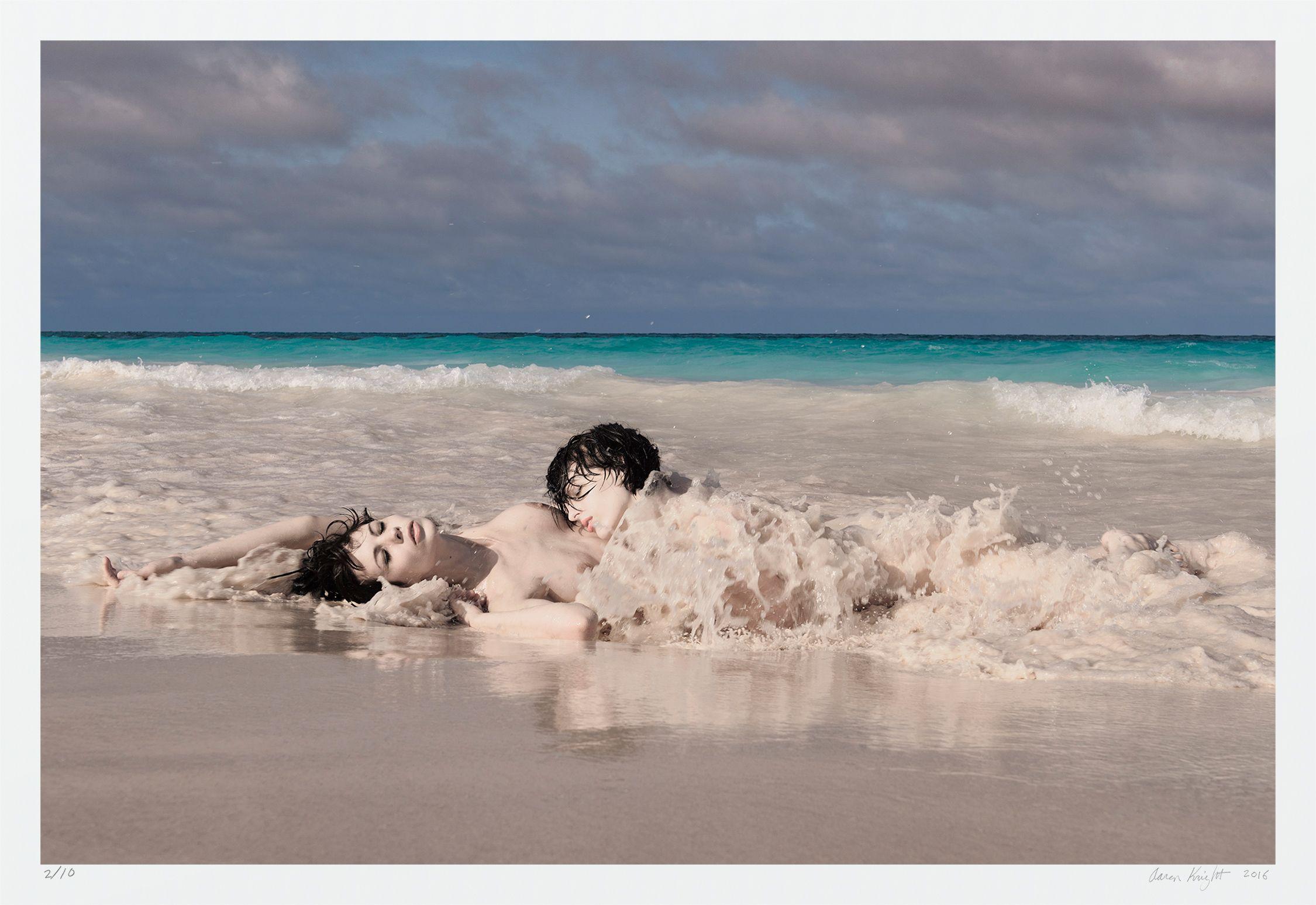 Aaron Knight Color Photograph - Surf Embrace 3/10, Photograph, Archival Ink Jet