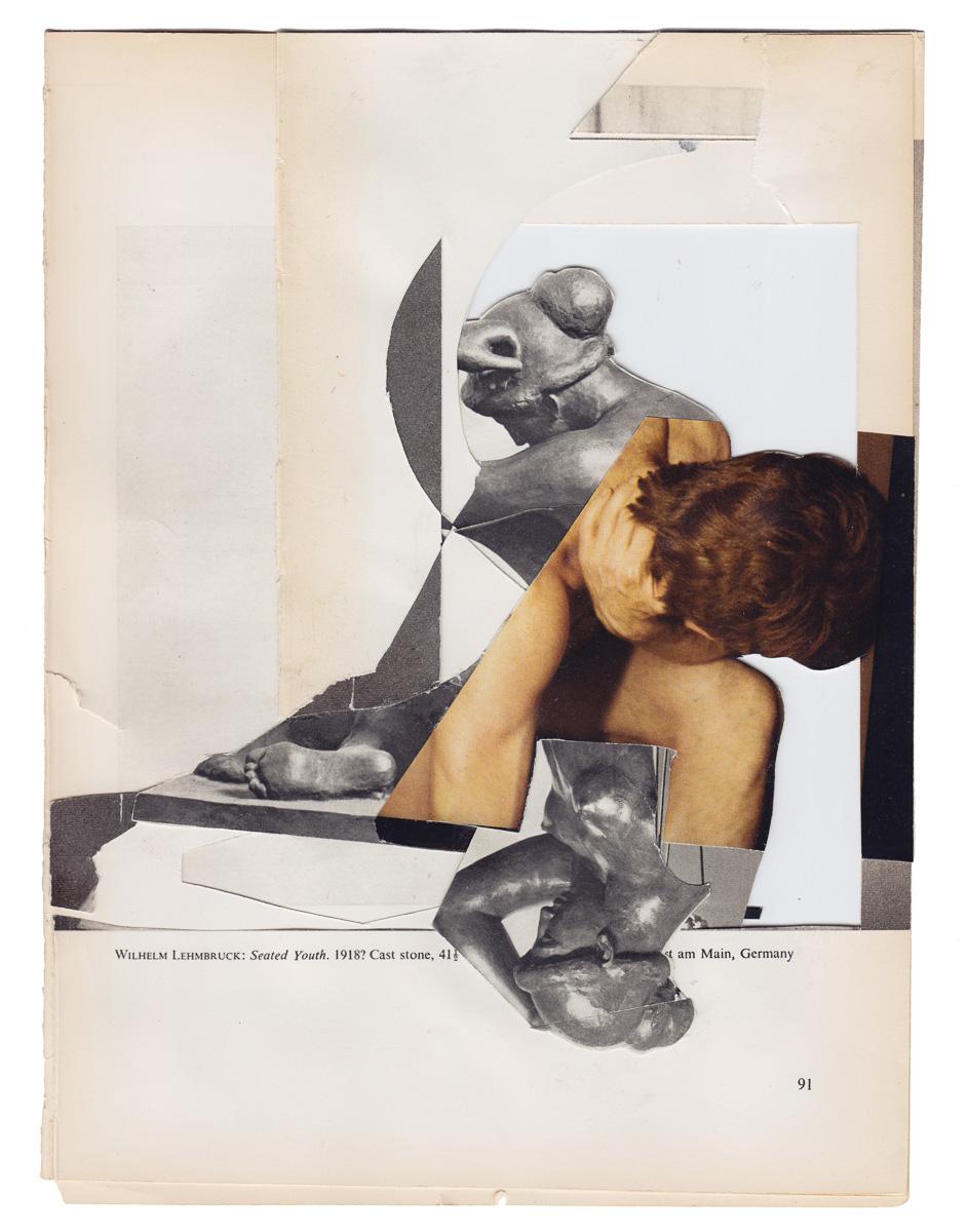 20CM_004, Collage fotográfico contemporáneo de Aaron Krach. 

2022

Firmado y numerado, verso

Collage

10 x 7,5 pulgadas

La serie de 28 collages de Krach, titulada "Hombres del siglo XX", está construida a partir de dos libros: un catálogo del