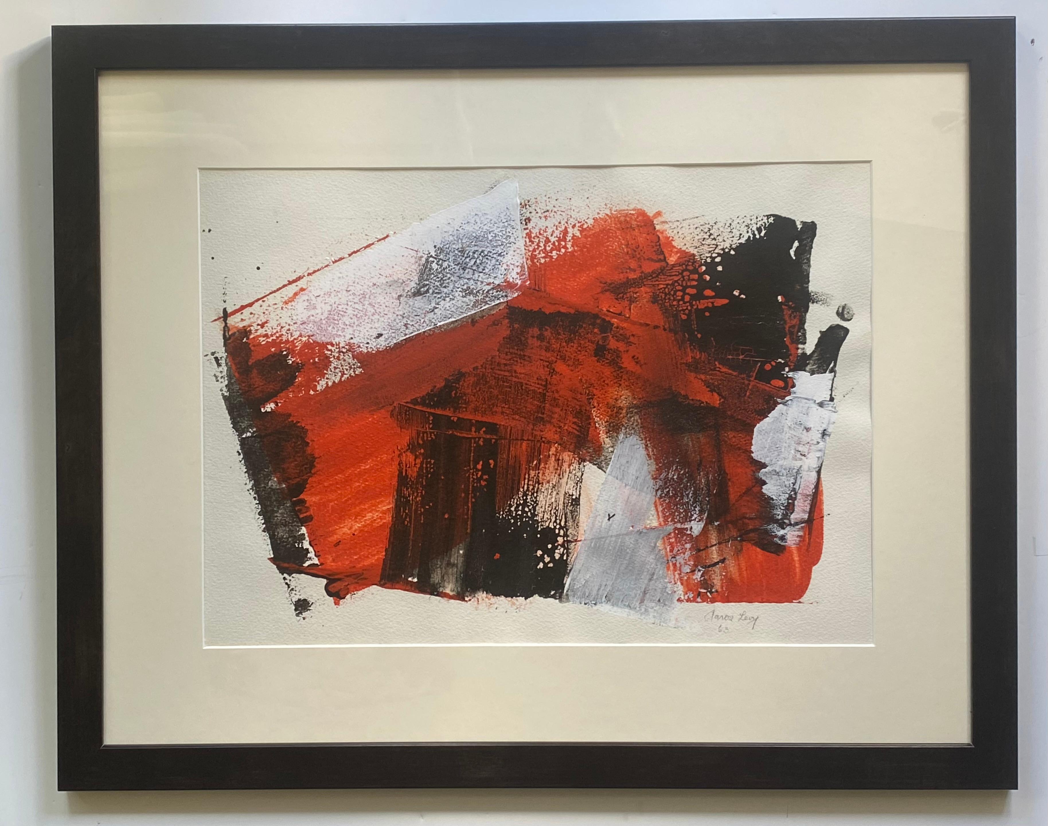 Abstract Composition - Painting by Aaron Levy