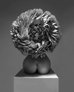Photographie de nu en noir et blanc intitulée « Crescent », 40" x 32", en édition limitée à 3 exemplaires, par Aaron Mcpolin