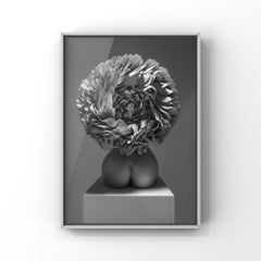 "Crescent" B&W Nude Photograph 20" x 16" in Limited Ed. 1/15 by Aaron Mcpolin