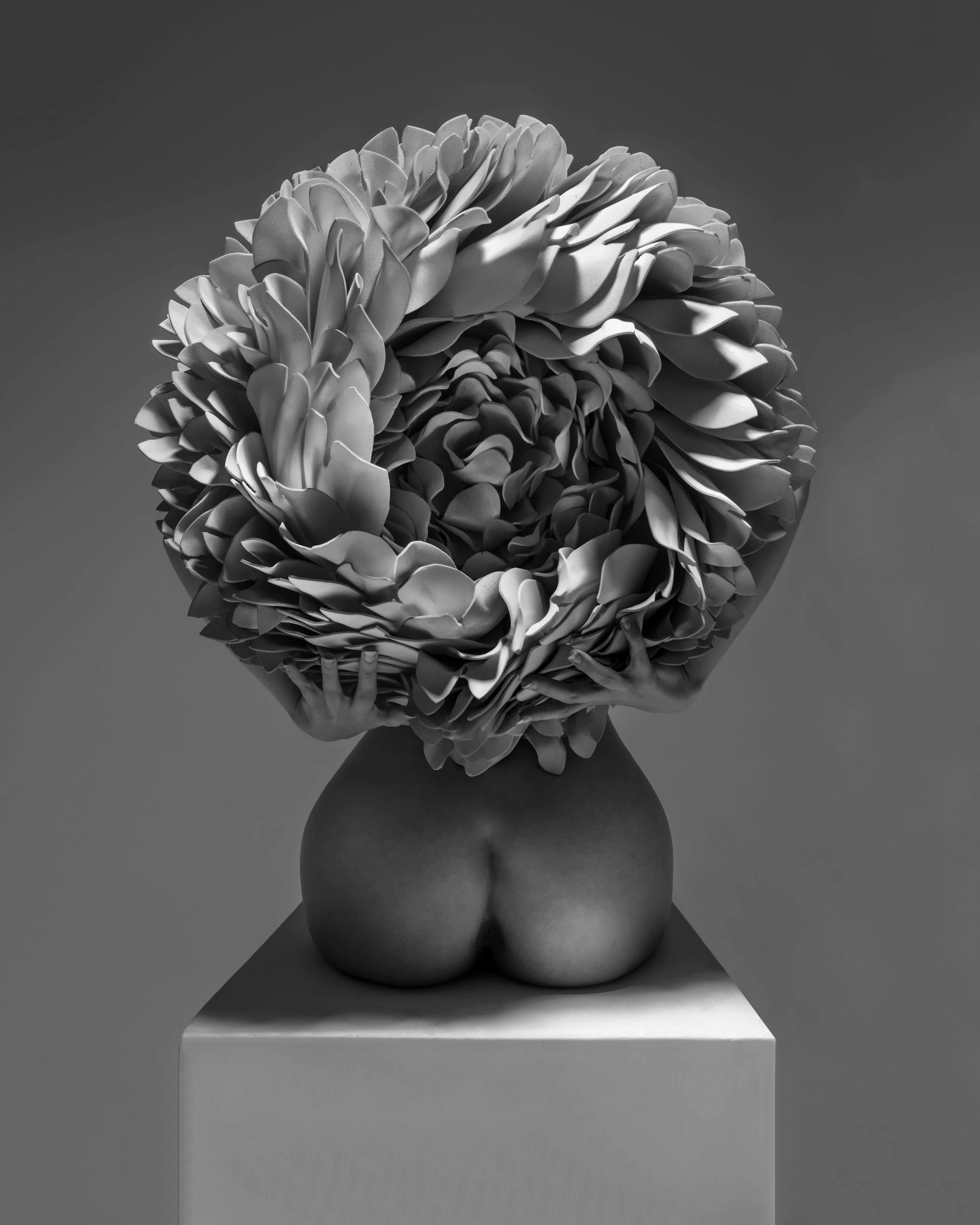 Aaron McPolin Black and White Photograph - "Crescent" Figurative Nude Photography 20" x 16" in Ed. 1/15 by Aaron Mcpolin