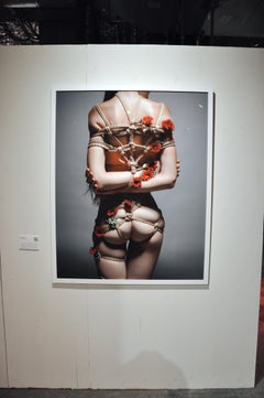 "Lola’s Offering" (FRAMED) Nude Photography 50 x 40 in Ed. 1/7 by Aaron Mcpolin