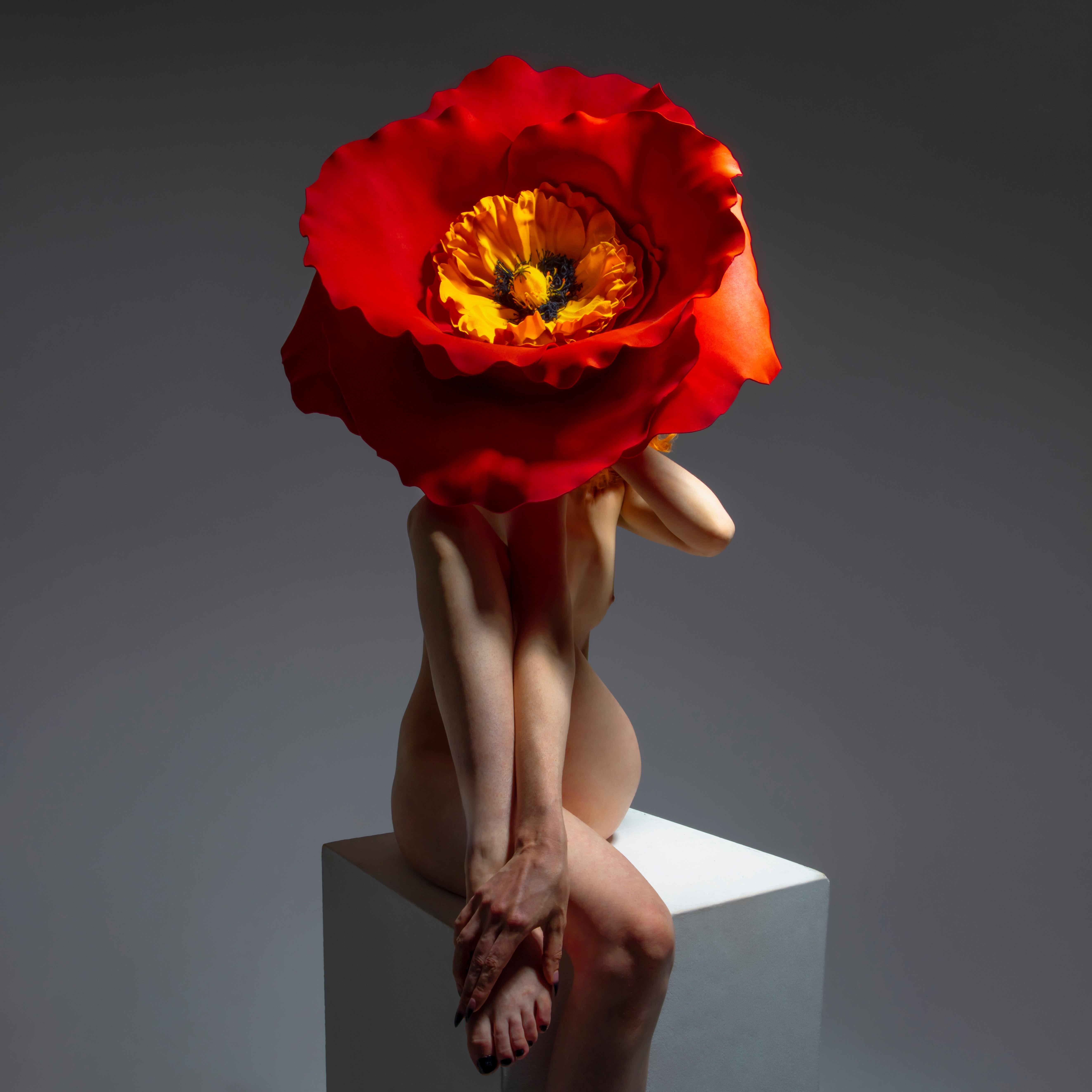 Aaron McPolin Nude Photograph – „Radiance“ Aktfotografie 40" x 40" Zoll Auflage 1/3 von Aaron Mcpolin
