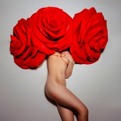 "Valentín" Fotografía de desnudo 30" x 30" pulgadas Edición 1/7 por Aaron Mcpolin