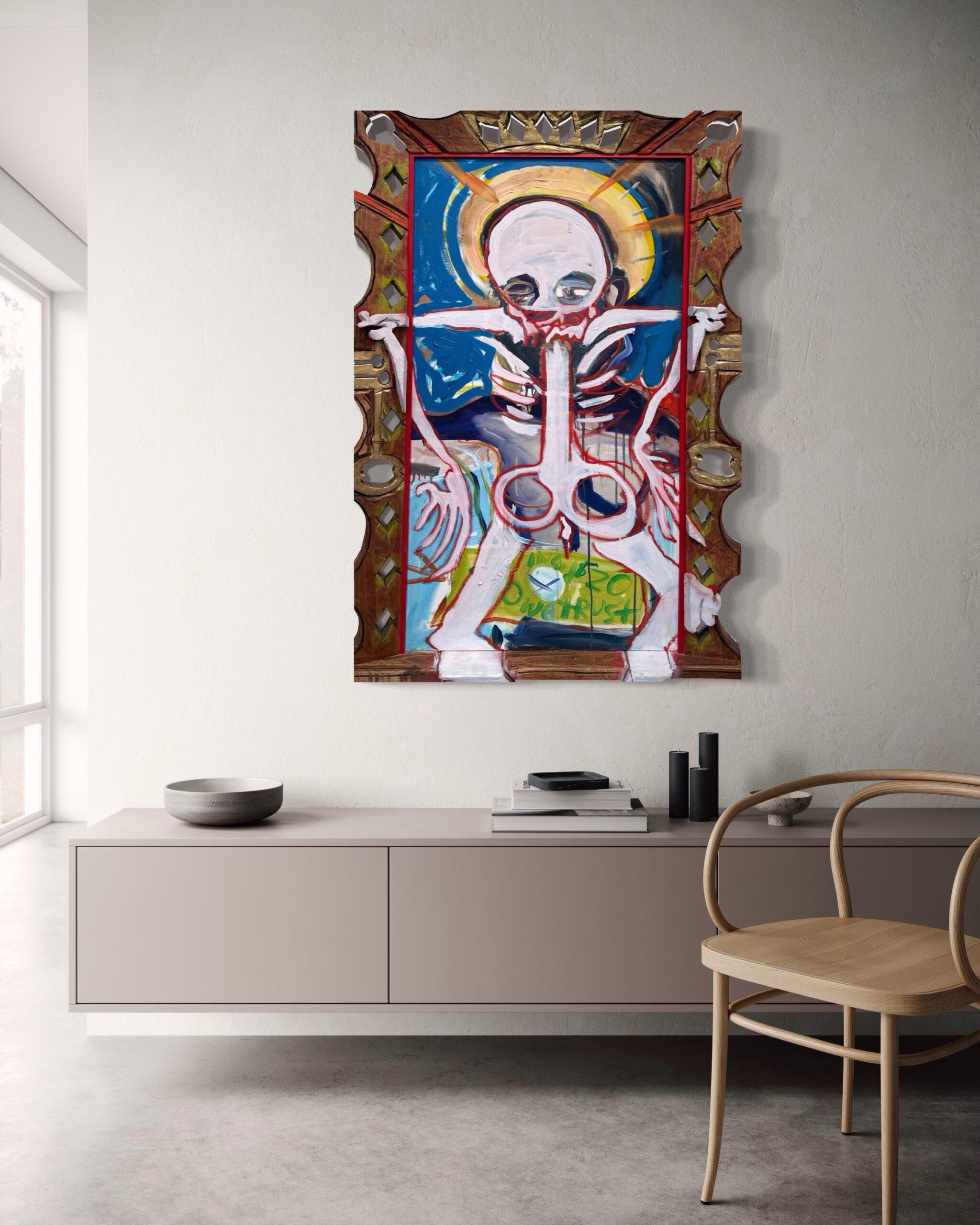 Skeleton Key - Painting by Aaron Sheppard