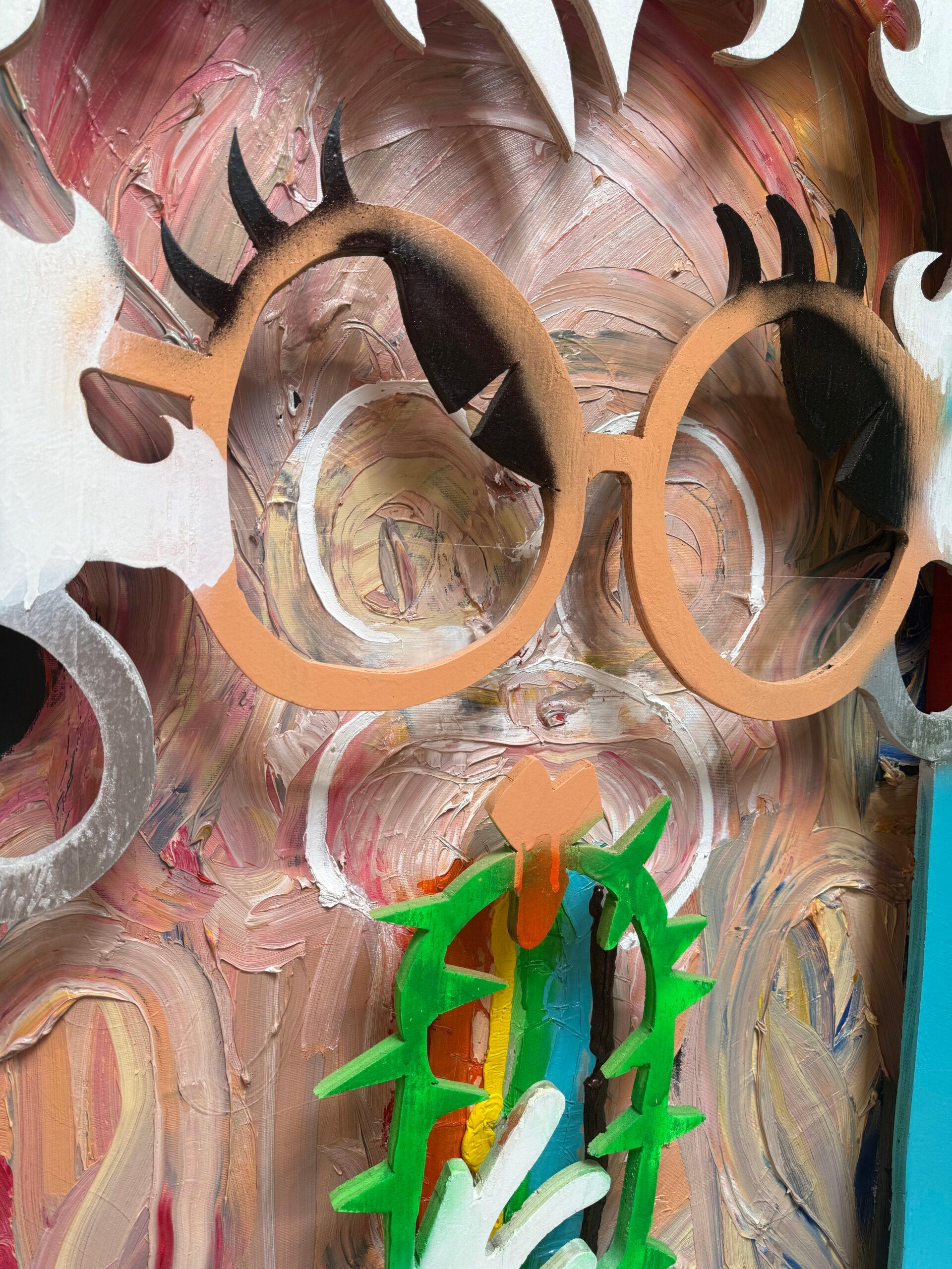 How Many Licks Betty? - Abstract Expressionist Sculpture by Aaron Sheppard
