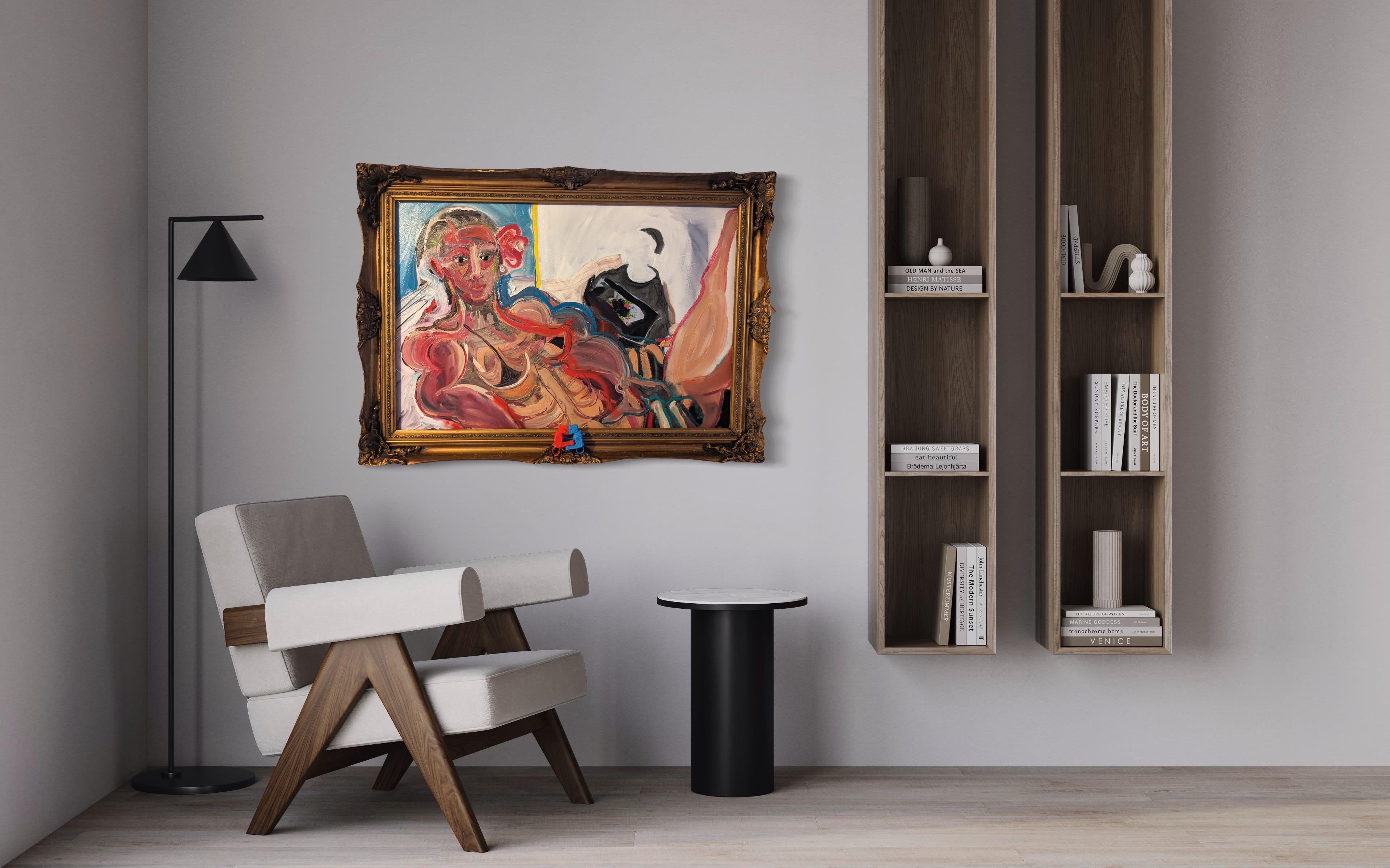 Olympiaatlas (Braun), Abstract Painting, von aaron sheppard