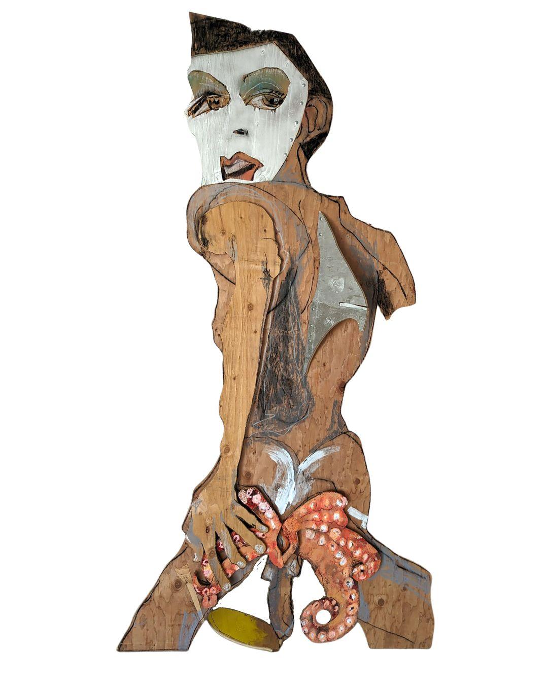 aaron sheppard Figurative Sculpture - West Water World Sushi Bar