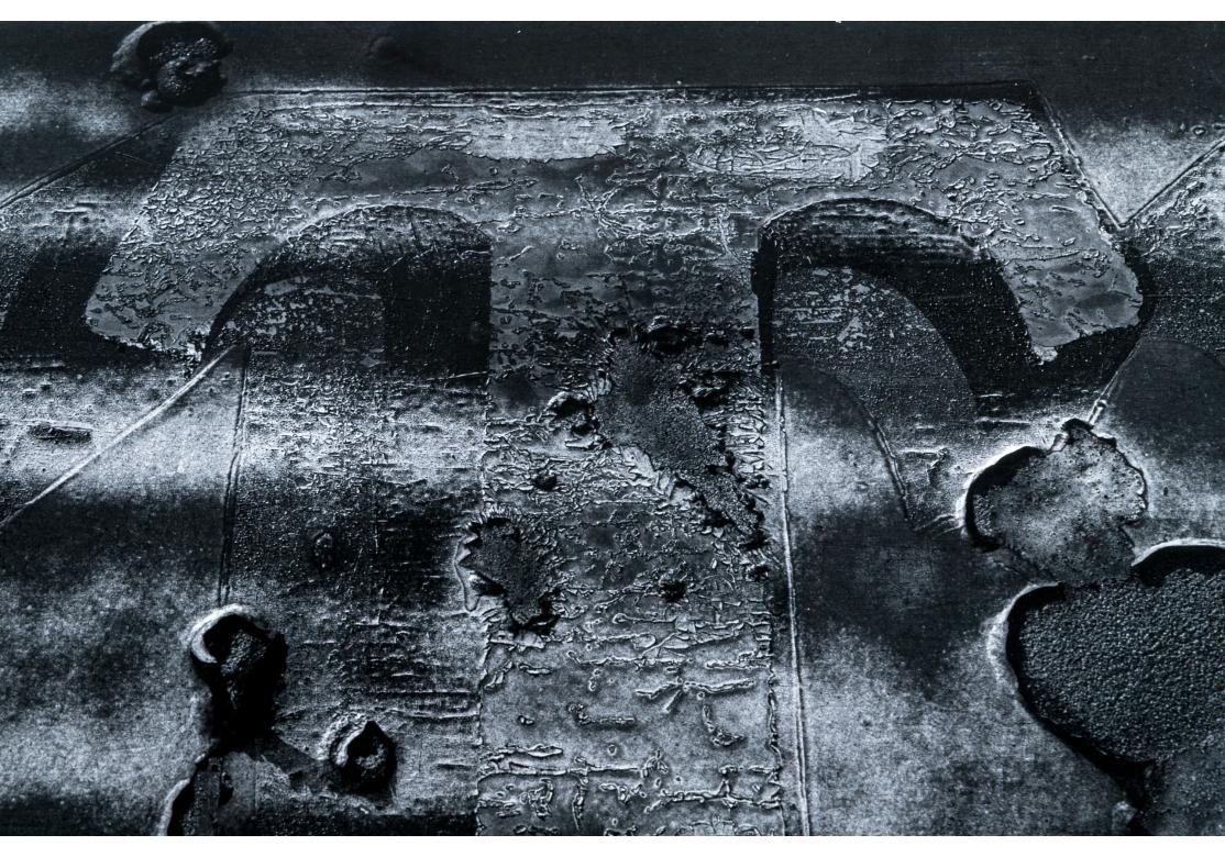 American Aaron Siskind Signed Silver Gelatin Print Chicago 1952 For Sale
