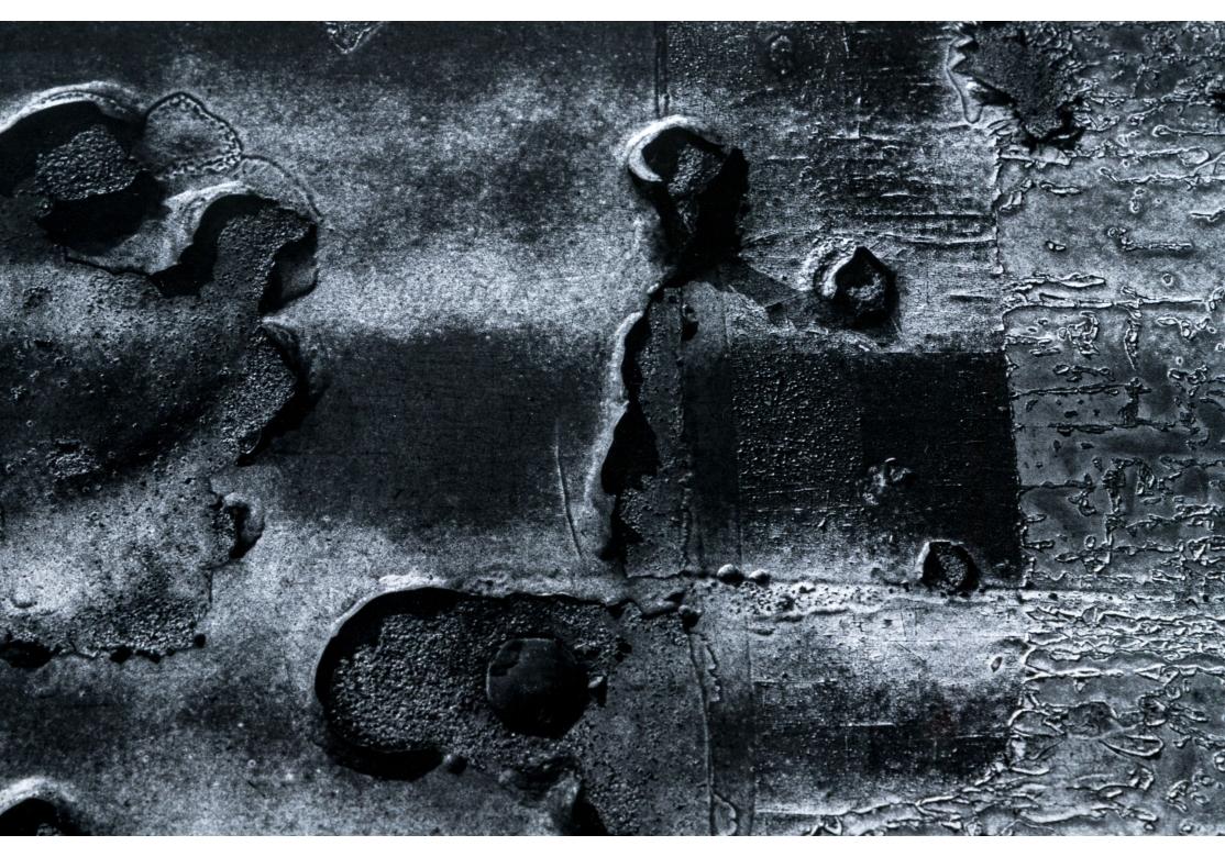 Aaron Siskind Signed Silver Gelatin Print Chicago 1952 In Good Condition For Sale In Bridgeport, CT