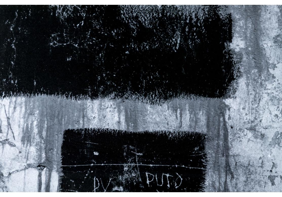 Originally a documentary photographer, Aaron Siskind turned away from representation and towards abstraction in the 1940s, using his camera to capture the graphic patterns, shapes, and forms he observed around him including subject material from the