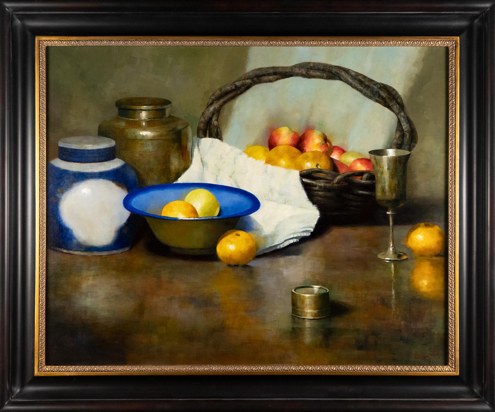 Aaron Stills - Fruit Basket by Aaron Stills For Sale at 1stDibs