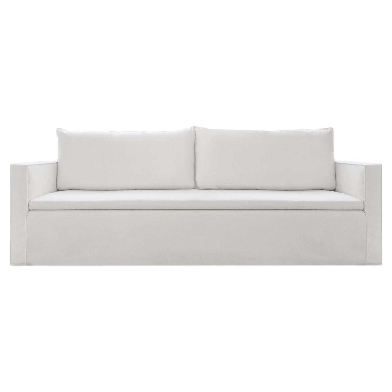 Aaron White Sofa bed from the Collezione Riviera