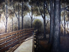 Aaron Zachary - Olio contemporaneo, Sentiero attraverso i boschi che si oscurano