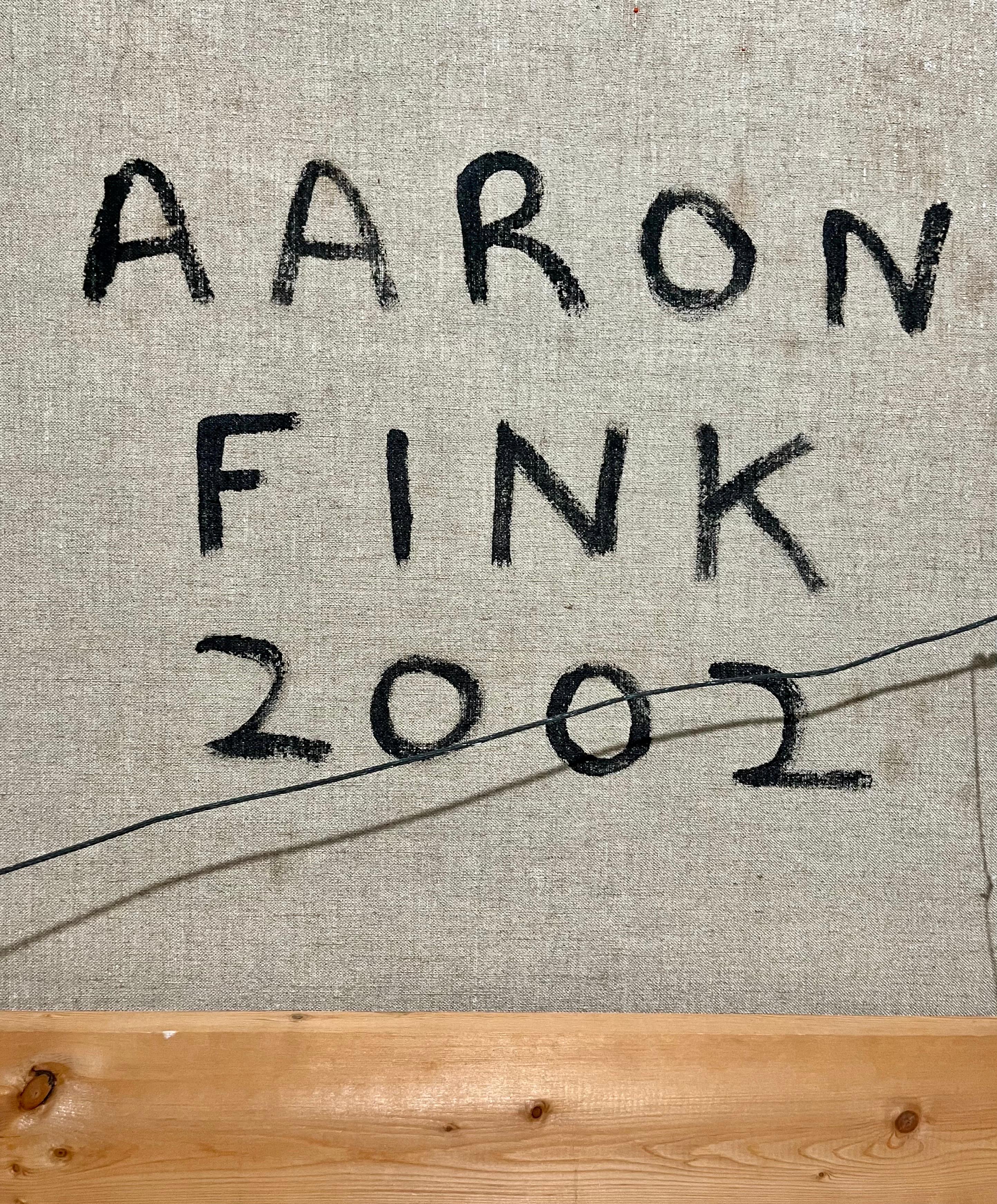 Grande bouquet di rose modernista olio su tela Aaron Fink in vendita 12