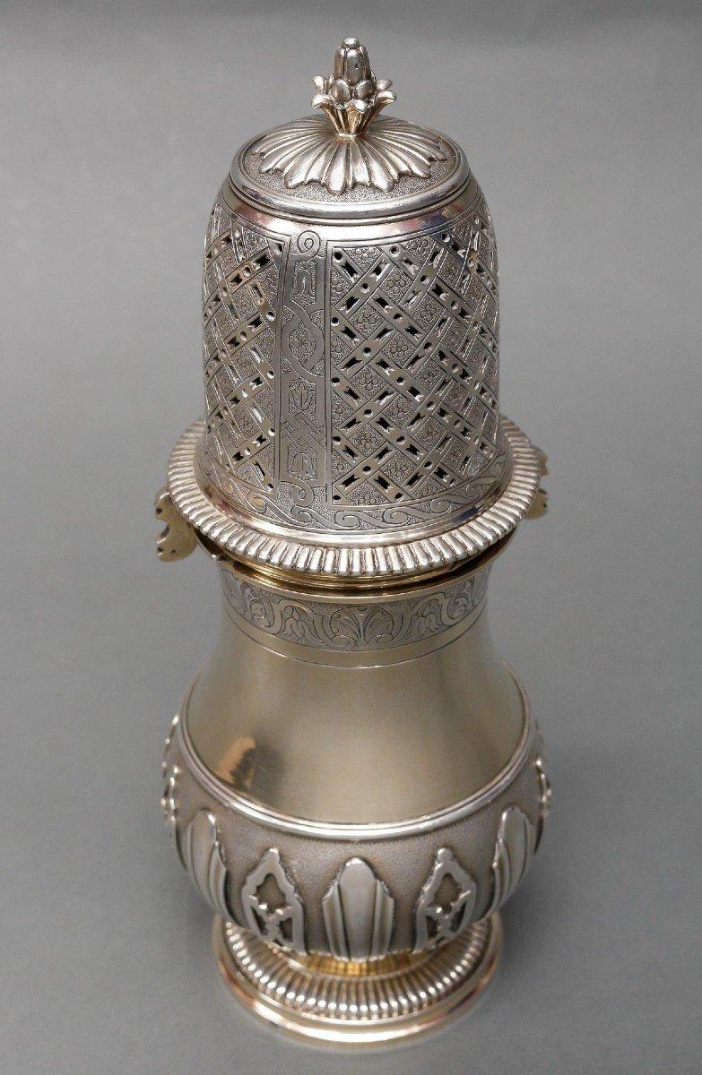 A. Aucoc - Sprinkler aus massivem Silber 19. Jahrhundert CIRCA 1880 im Angebot 4