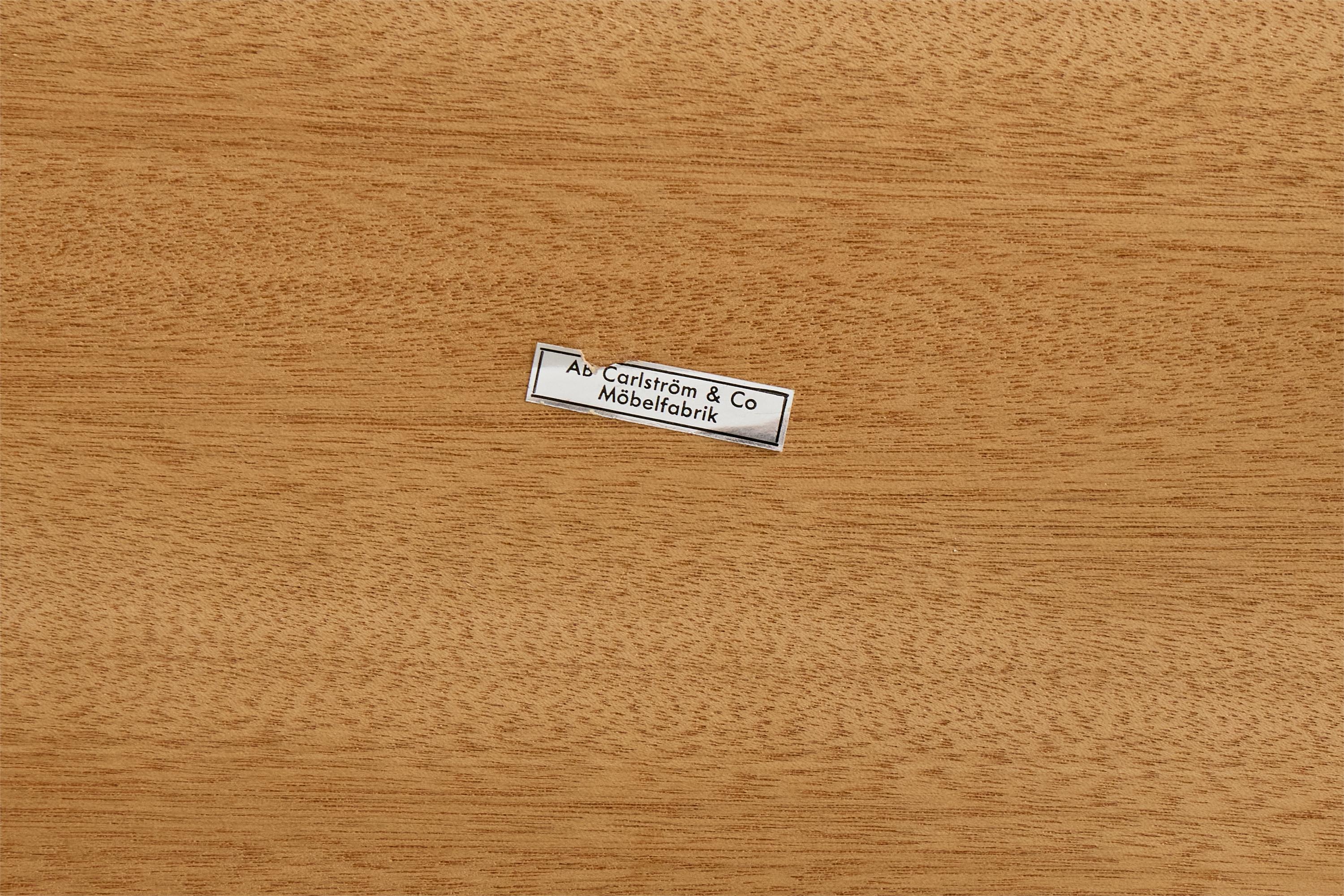 AB Carlström & Co, Tables de chevet, Oak, Suède, années 1950 en vente 4